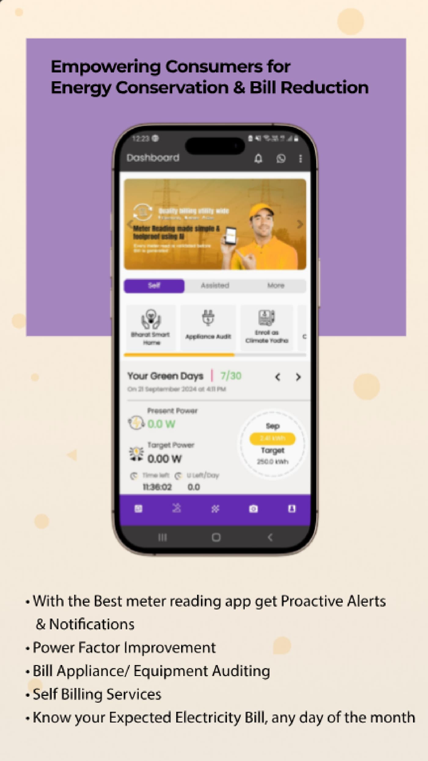 Empowering Consumers for Energy Conservation & Bill Reduction (Mobile)