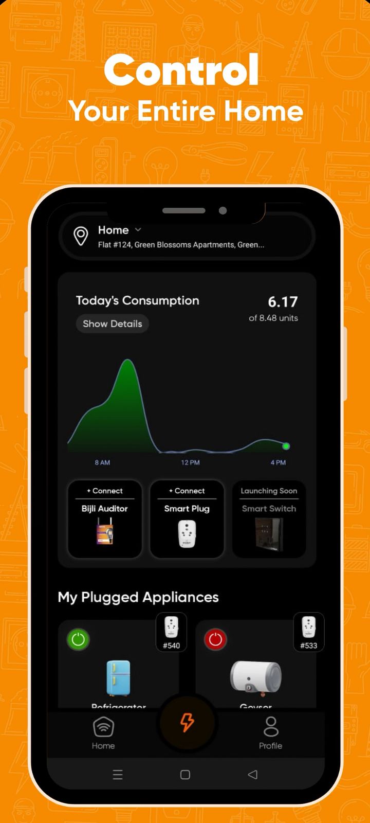 Bigili Auditor App - Home Control